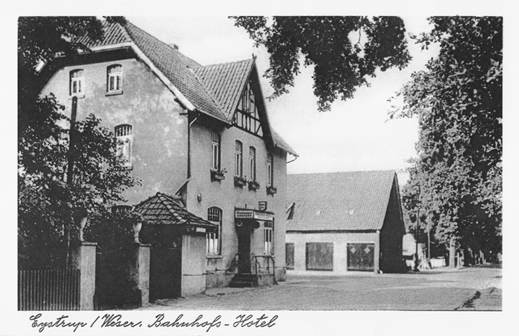 Alte Ansichtskarte aus Eystrup